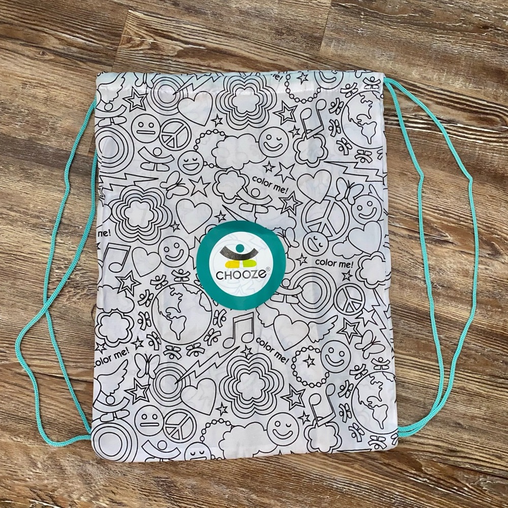 NEW CHOOZE COLOR ME SHOE DUST BAG BACKPACK DISCONT